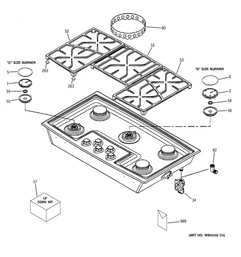 Cooktop parts ge - The location of fuses in a GE microwave oven differs from model to model, so a user needs a parts schematic for her specific microwave in order to locate the fuse or fuses in her m...